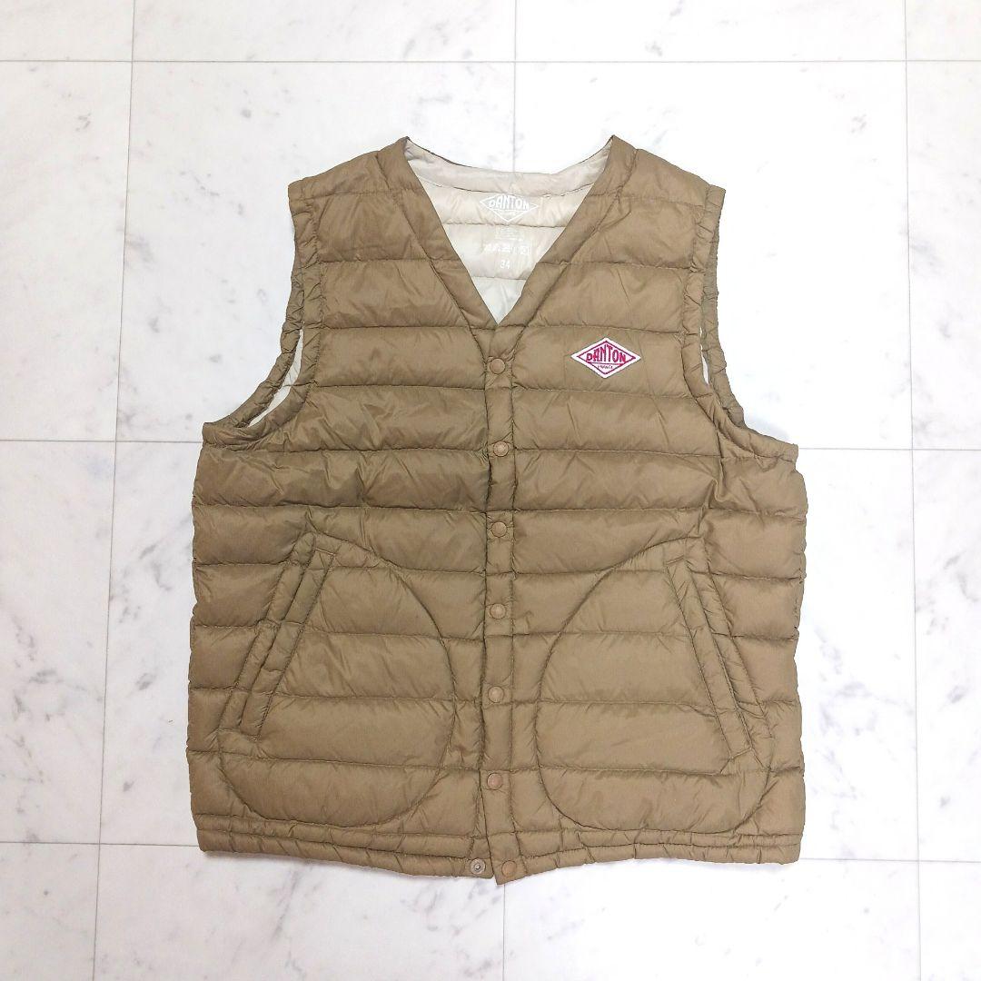 DANTON ダントン インナーダウンベスト ナイロン 軽量 アウター 定番
