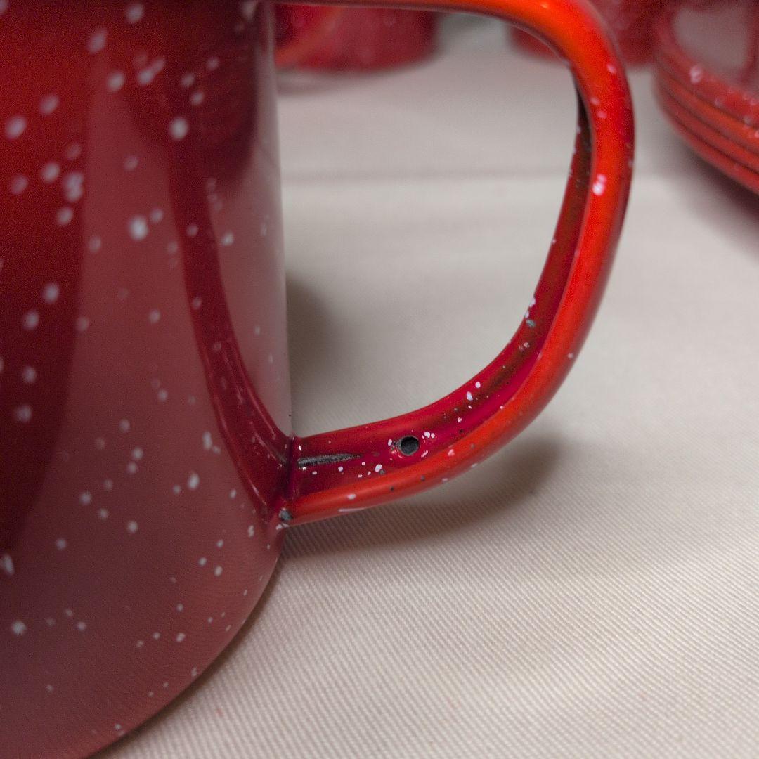 未使用 コールマン Coleman テーブルウェアセット キャンプ用食器 レッド