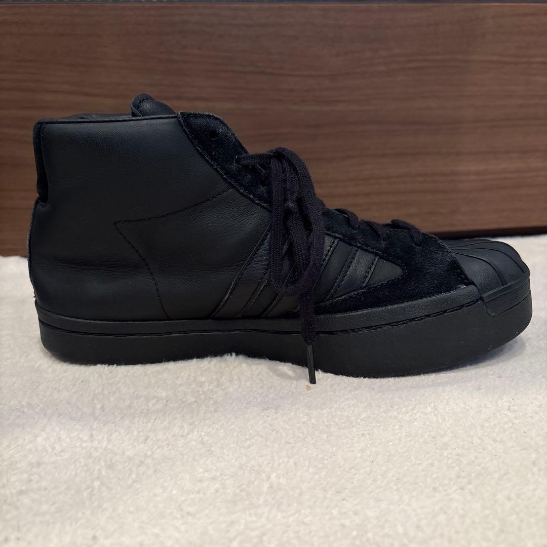 ブラック ハイカット シューズ US5Yohji、Y3正規品