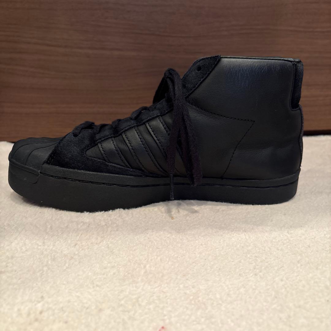 ブラック ハイカット シューズ US5Yohji、Y3正規品