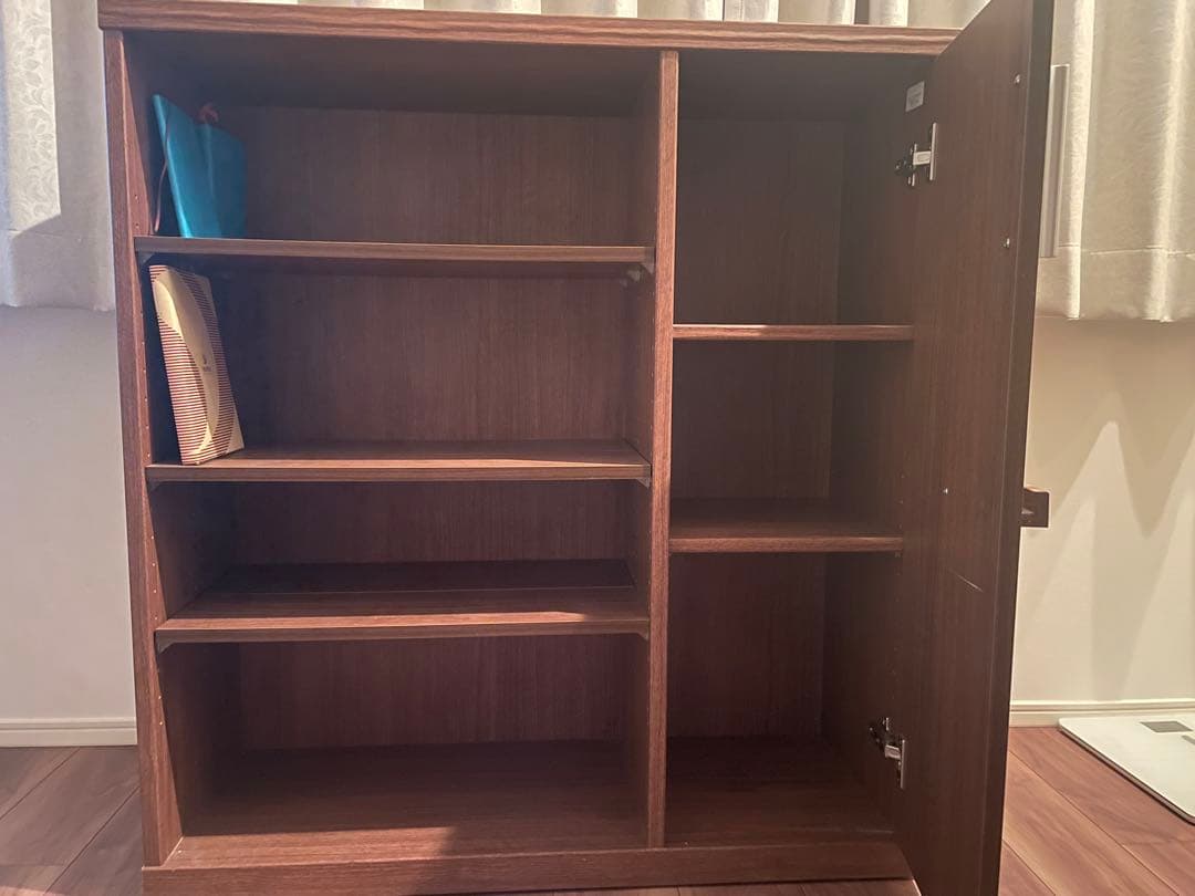 B-company ダークブラウン木製本棚