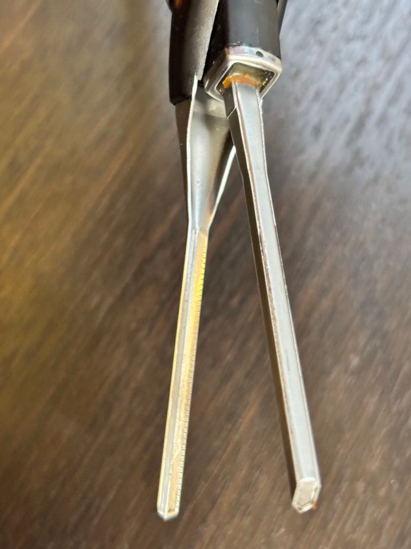 超美品LENZ 【α-3】レンツアイロン 5角3㎜アイロン　理容アイロン