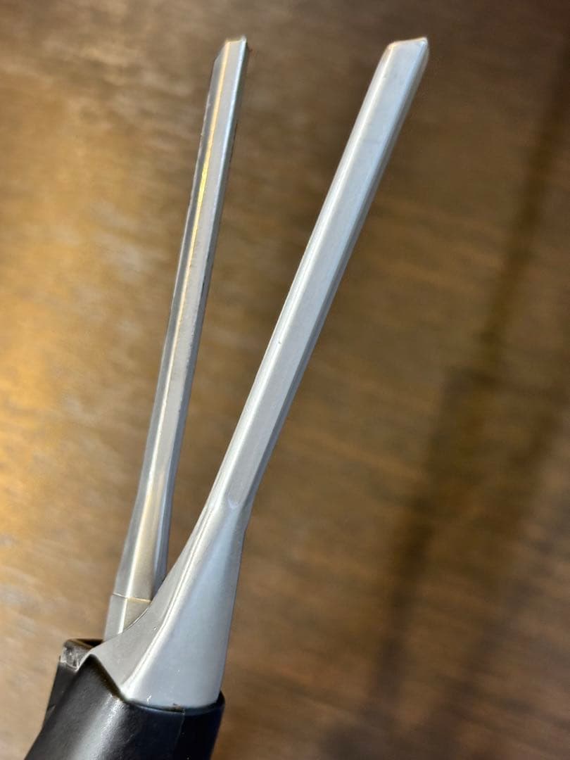 超美品LENZ 【α-3】レンツアイロン 5角3㎜アイロン　理容アイロン