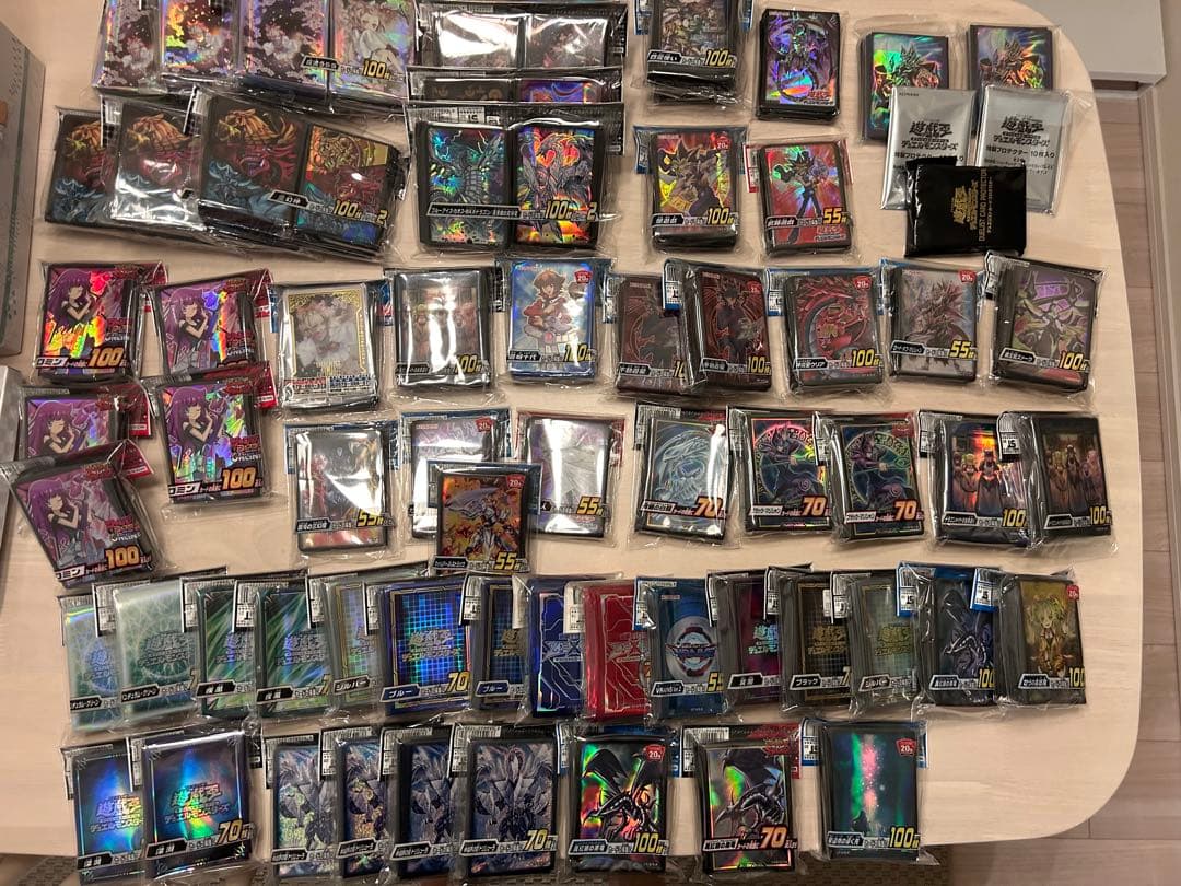 遊戯王　公式　スリーブ　未開封　まとめ売り　希少