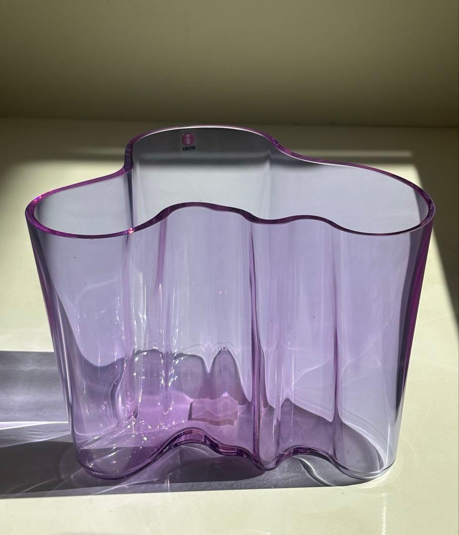 イッタラ アルヴァ　アアルト　ベース　アメジスト　限定品　160mm