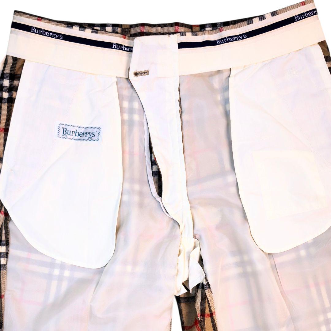 Burberrys‘ ノバチェック ウールパンツ 三陽商会 88 L