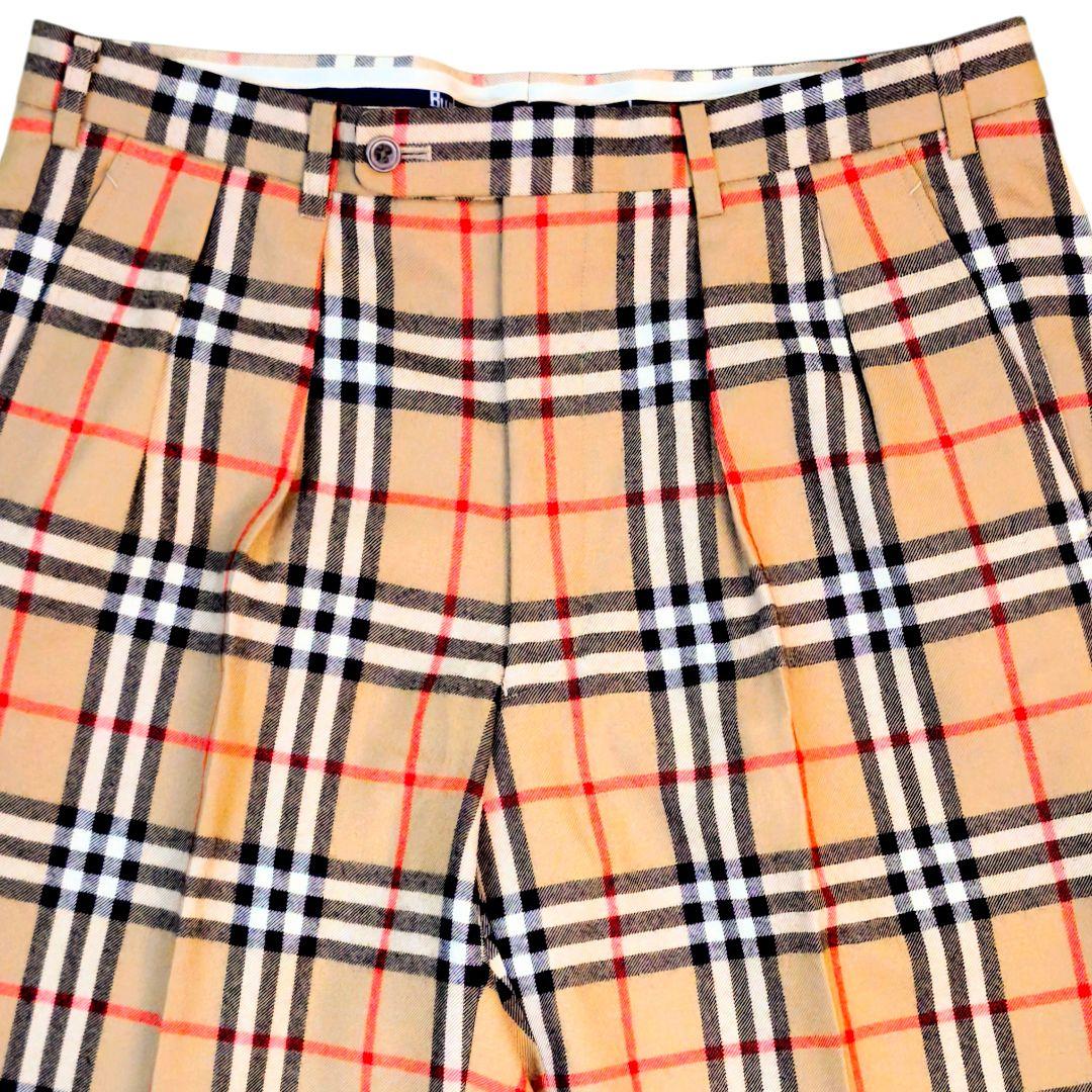 Burberrys‘ ノバチェック ウールパンツ 三陽商会 88 L