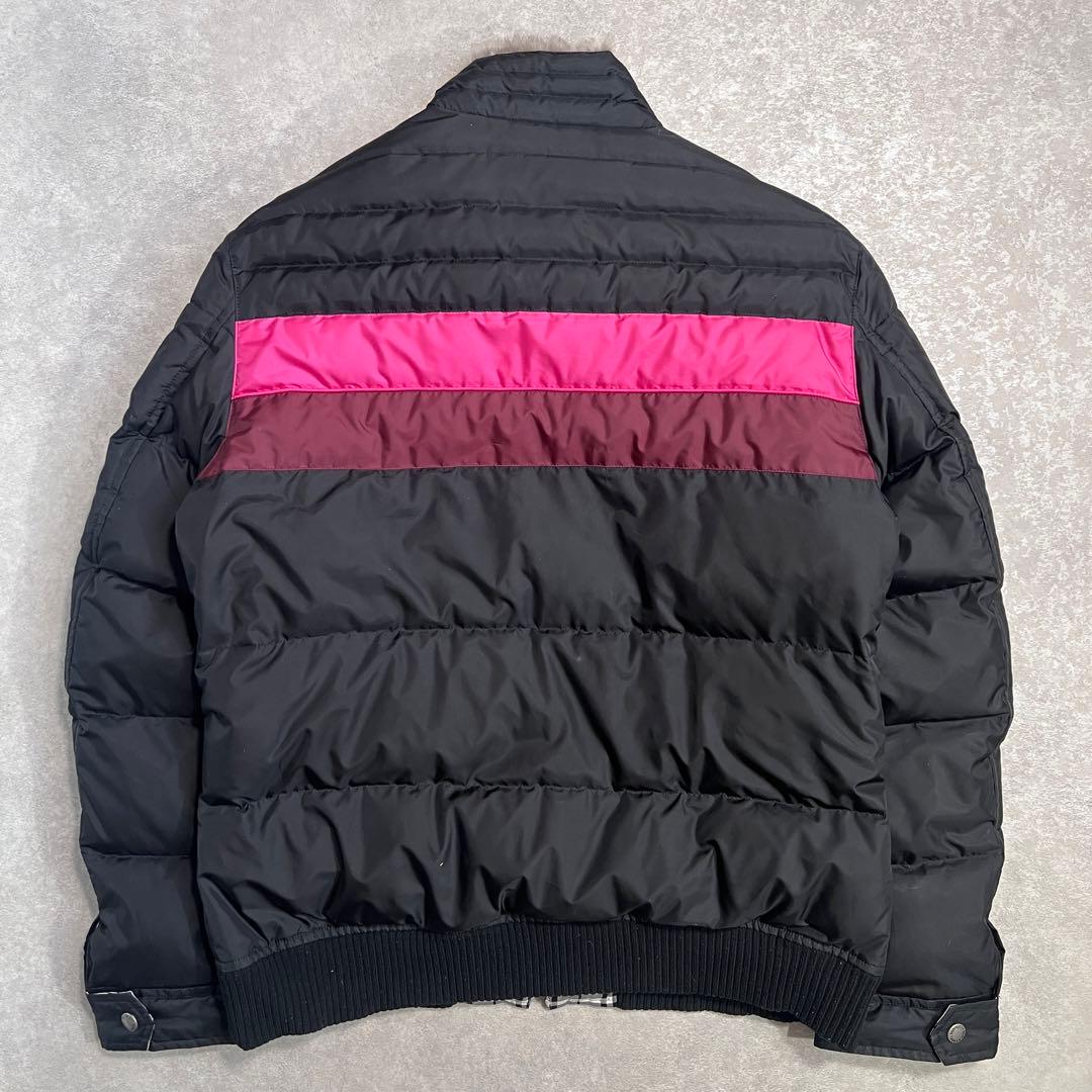 ア*】様 バーバリーブラックレーベル ダウンジャケット ノバチェック ラビットフ