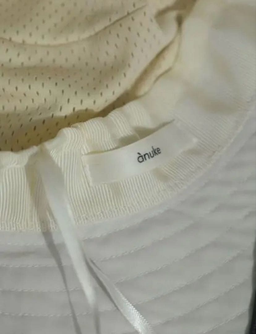 タグ付き！アンヌーク anuke ステッチナイロンハット