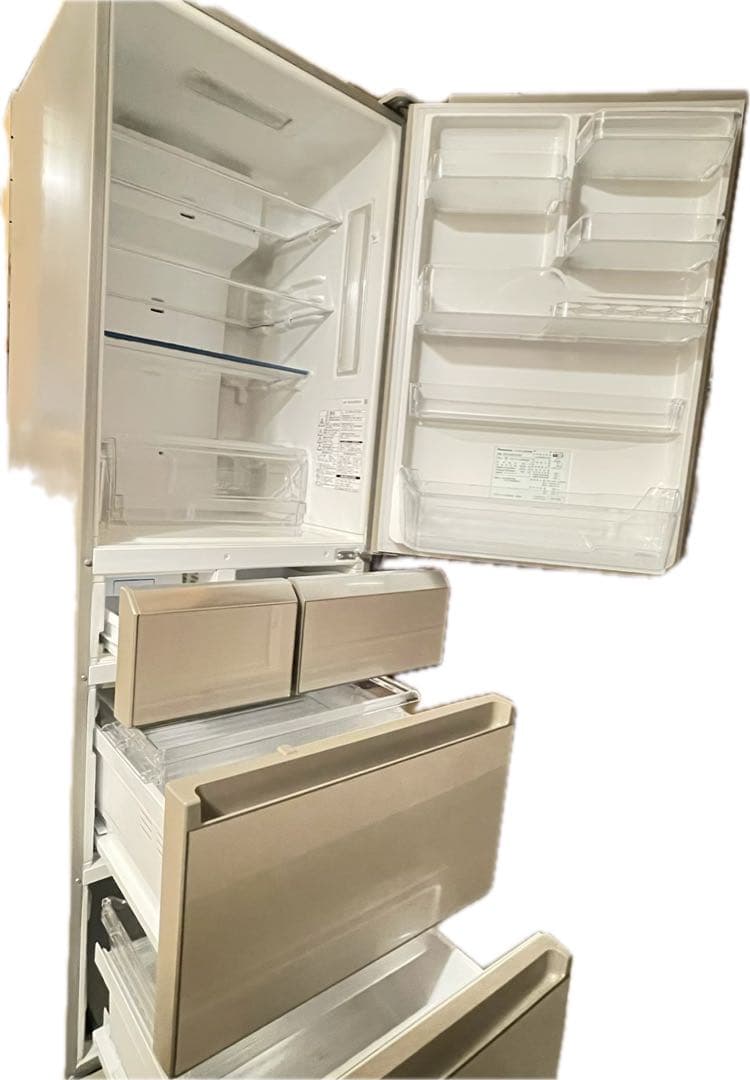 Panasonic 冷蔵庫 NR-E438TG-N 説明書あり