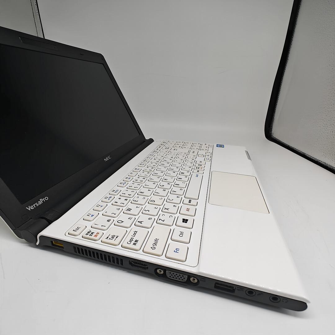 【NEC】高性能i7 SSD256GB 8GB バッテリー良好 白 ノートPC