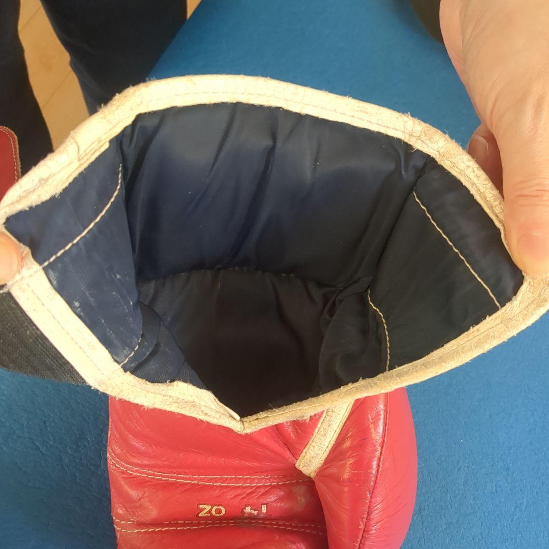 値下↘デス。14オンスのWinning赤です！安心BIGグローブ！