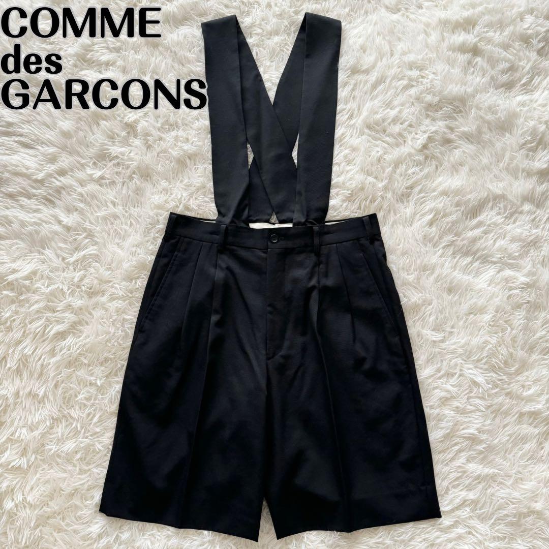 【コムデギャルソン】ハーフパンツ　オーバーオール　AD2006 黒 S