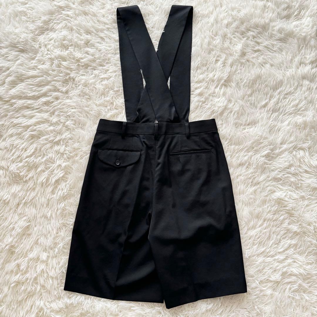 【コムデギャルソン】ハーフパンツ　オーバーオール　AD2006 黒 S