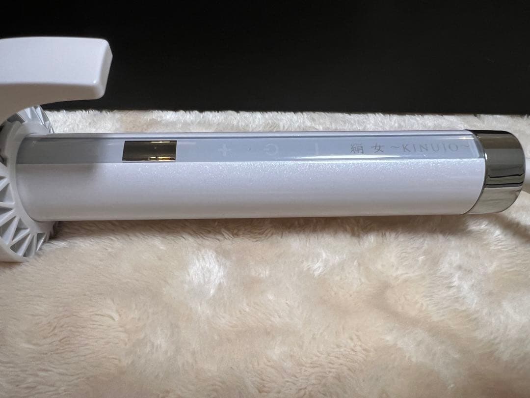 KINUJO カールアイロン 32mm ホワイト　絹女