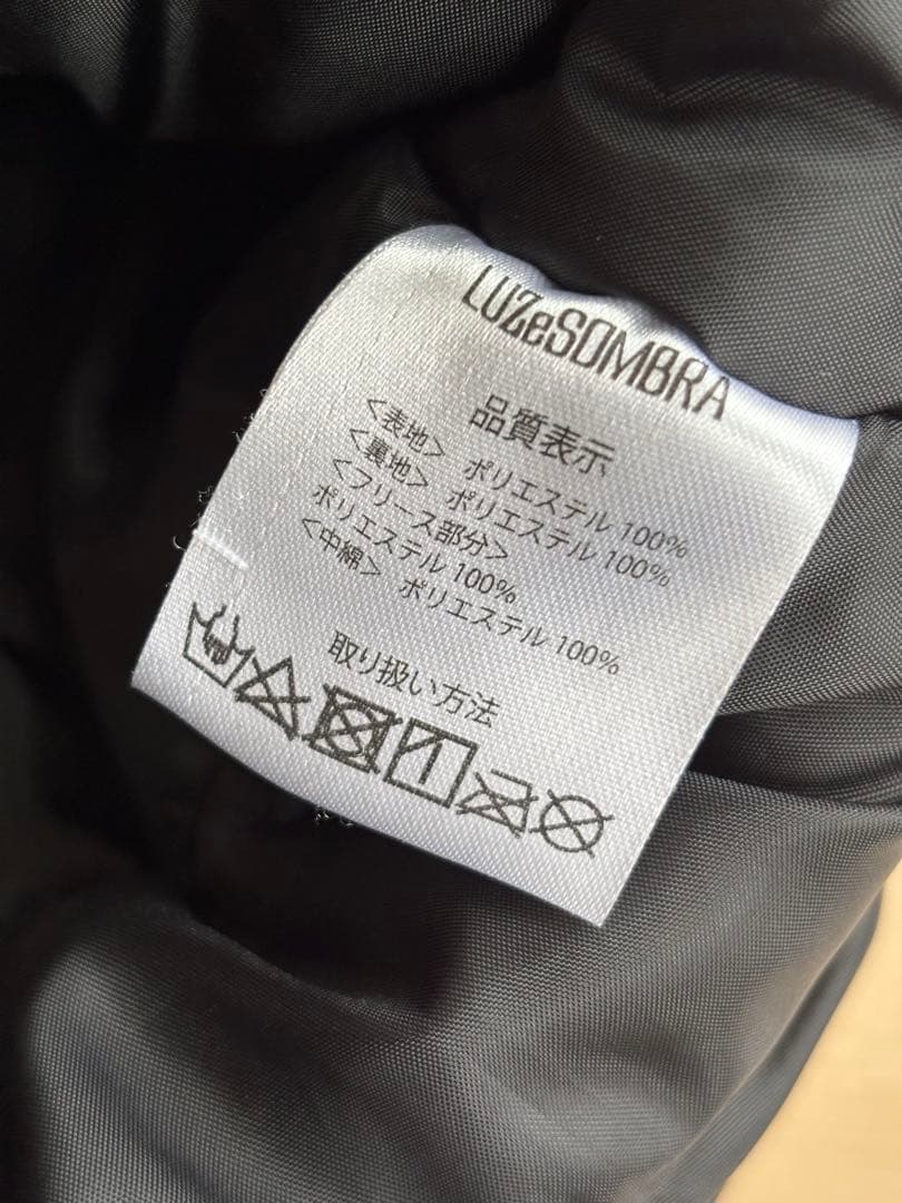 ルースイソンブラ　160 中綿　ジャケット　黒　LUZ e SOMBRA 上着