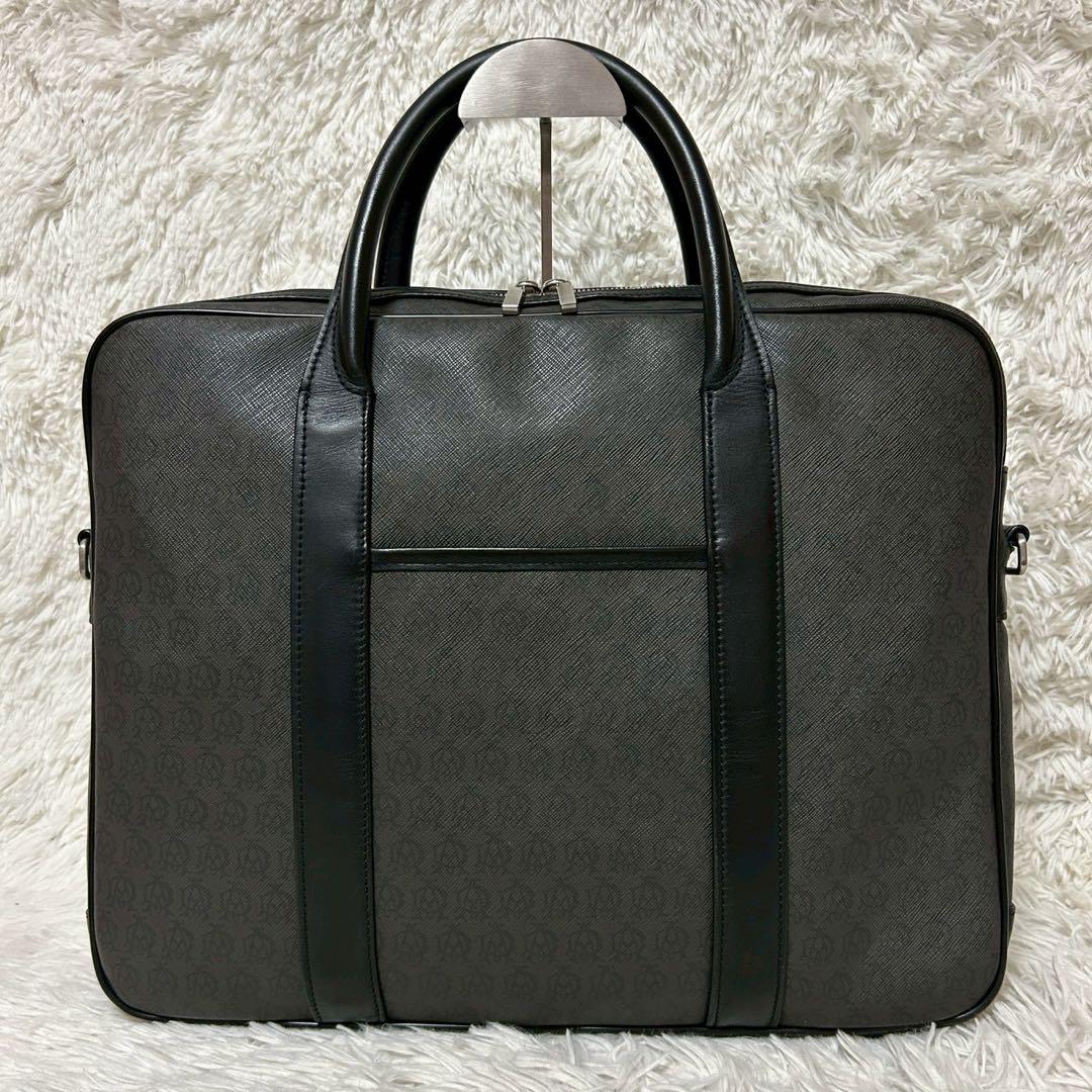 極美品✨dunhill 2way ビジネスバッグ ブリーフケース PVC