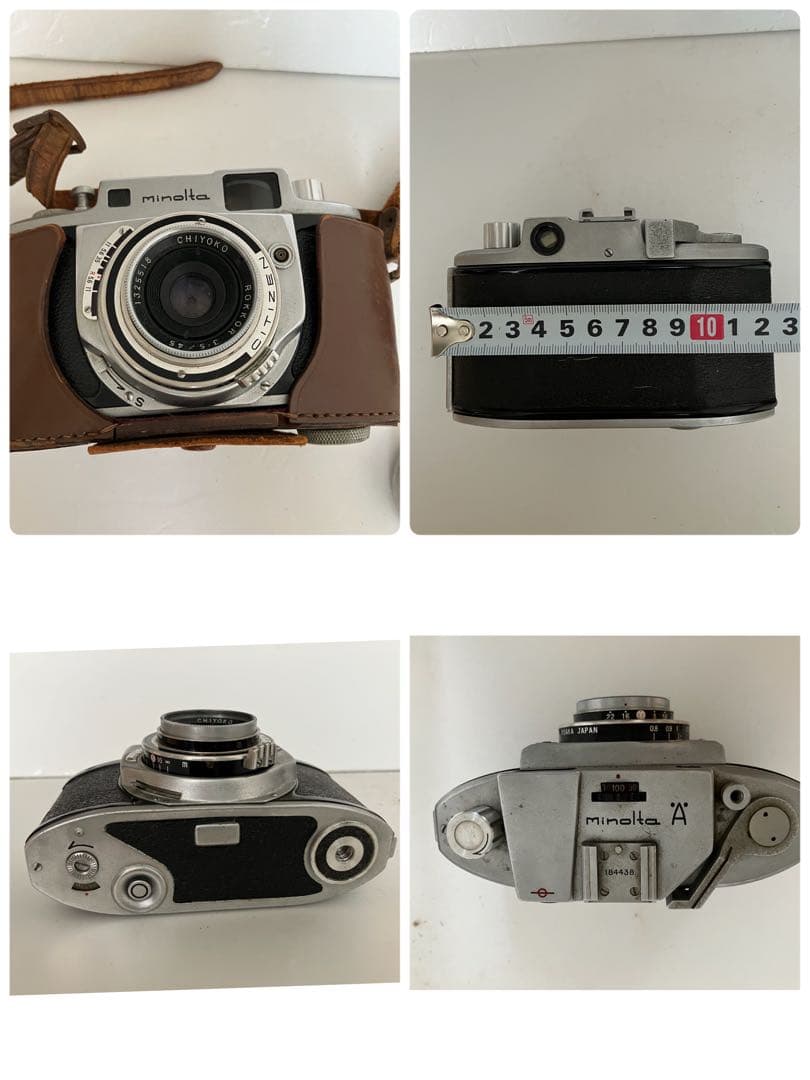 ①フィルムカメラ ミノルタ HI-MATIC E、SRT101、A、中間リング