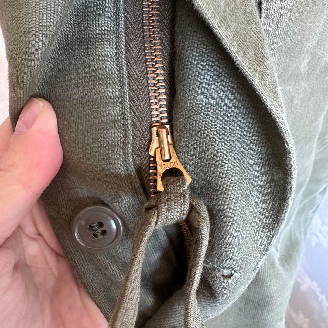 米軍実物50S U.S.NAVY N-1 デッキパンツ M オーバーオール