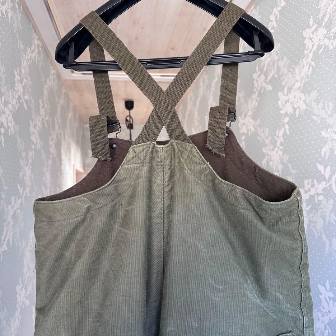 米軍実物50S U.S.NAVY N-1 デッキパンツ M オーバーオール
