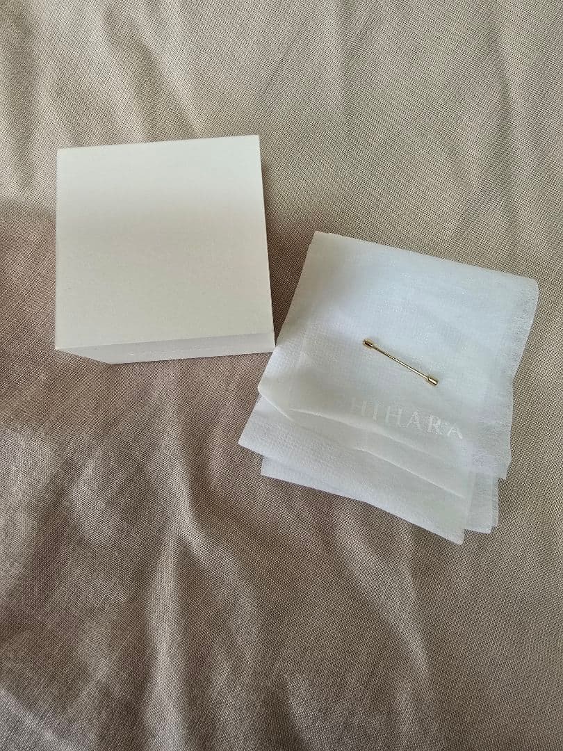 【未使用】Shihara　Twist pin　ダイヤモンド ピアス　18K