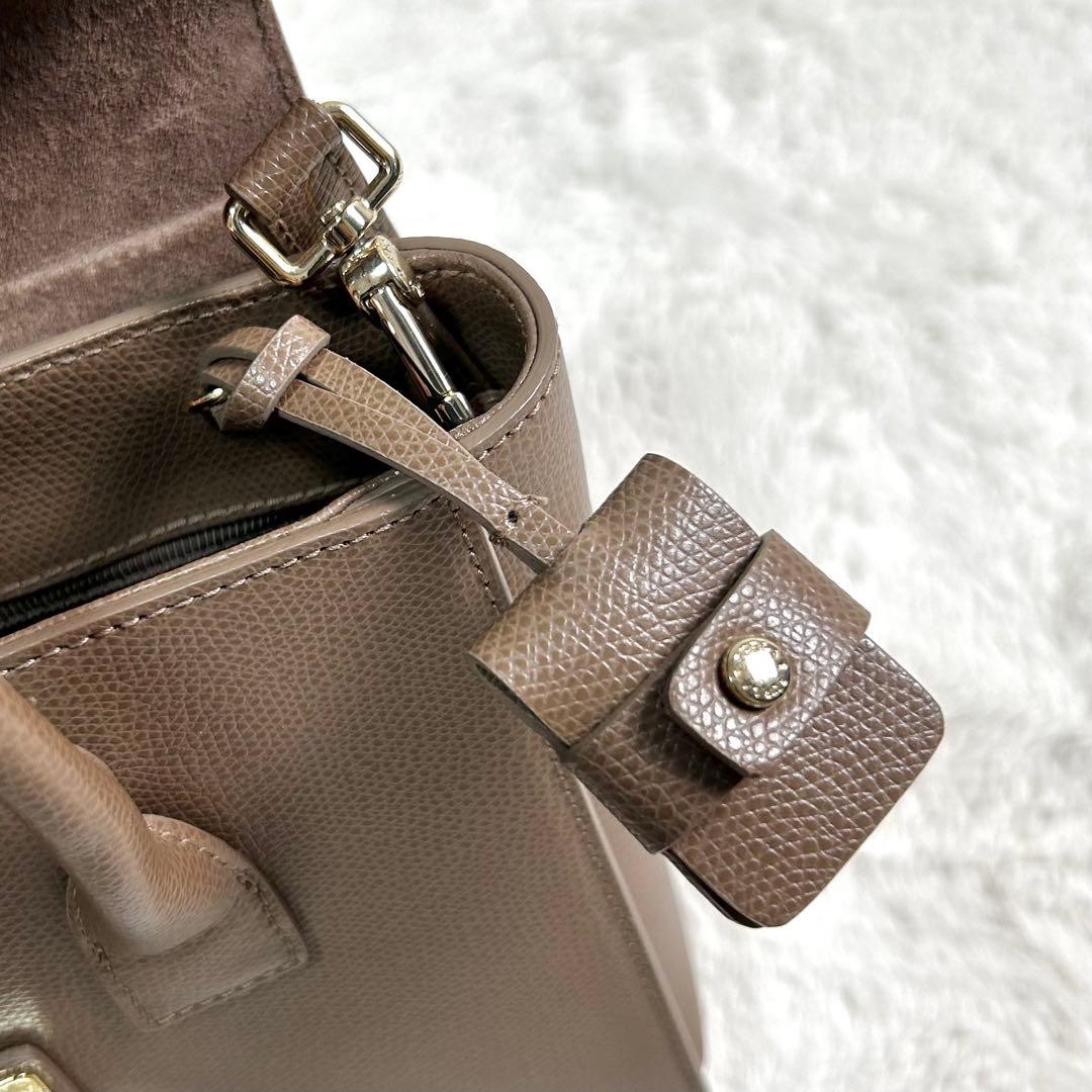 極美品✨　FURLA メトロポリス サッチェルS 2wayショルダーバッグ