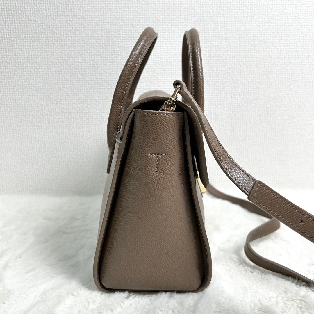 極美品✨　FURLA メトロポリス サッチェルS 2wayショルダーバッグ