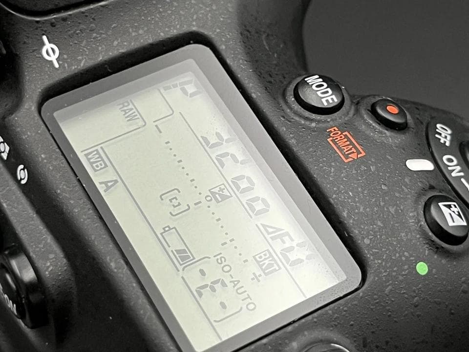 Nikon D800 デジタル一眼レフカメラ　ショット3705回