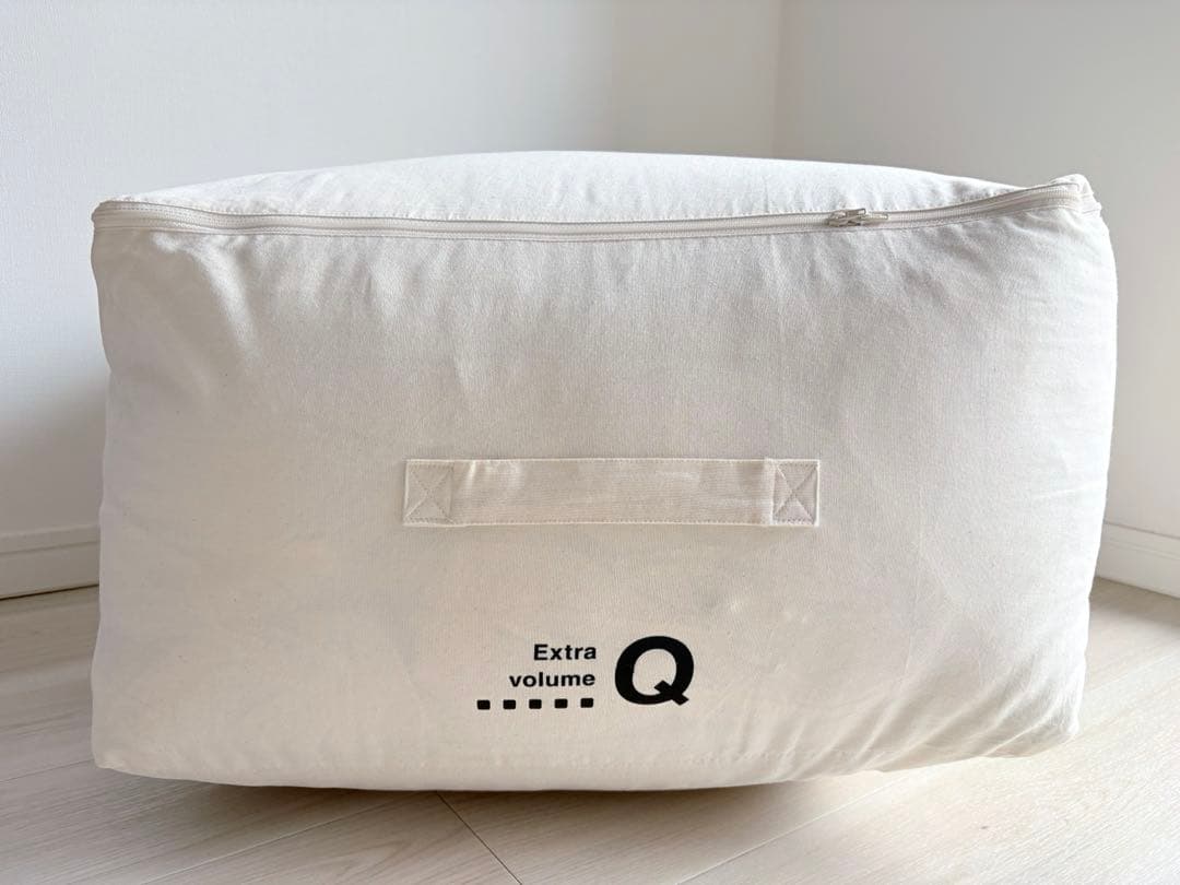 未使用　無印良品　羽毛掛ふとん・二層式　クイーン　210x210cm 掛け布団