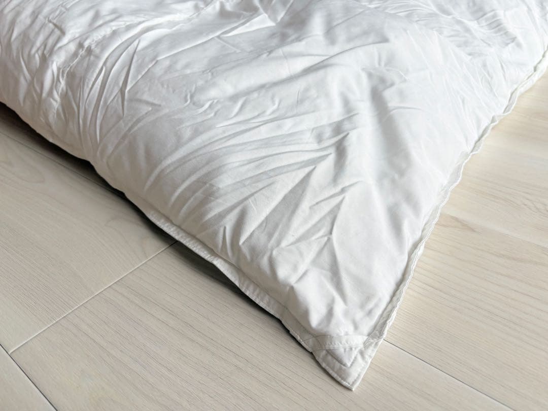 未使用　無印良品　羽毛掛ふとん・二層式　クイーン　210x210cm 掛け布団