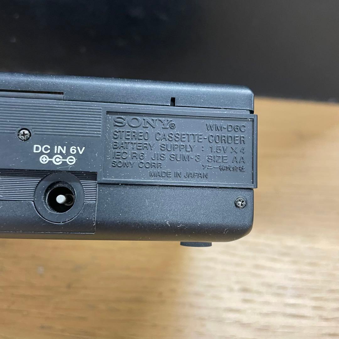 SONY Walkman WM-D6C ポータブルカセットプレーヤー