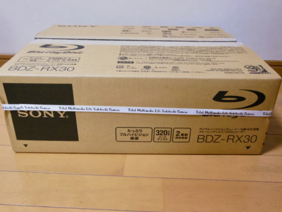 SONY ブルーレイレコーダー BDZ-RX30 リモコン HDMI 元箱