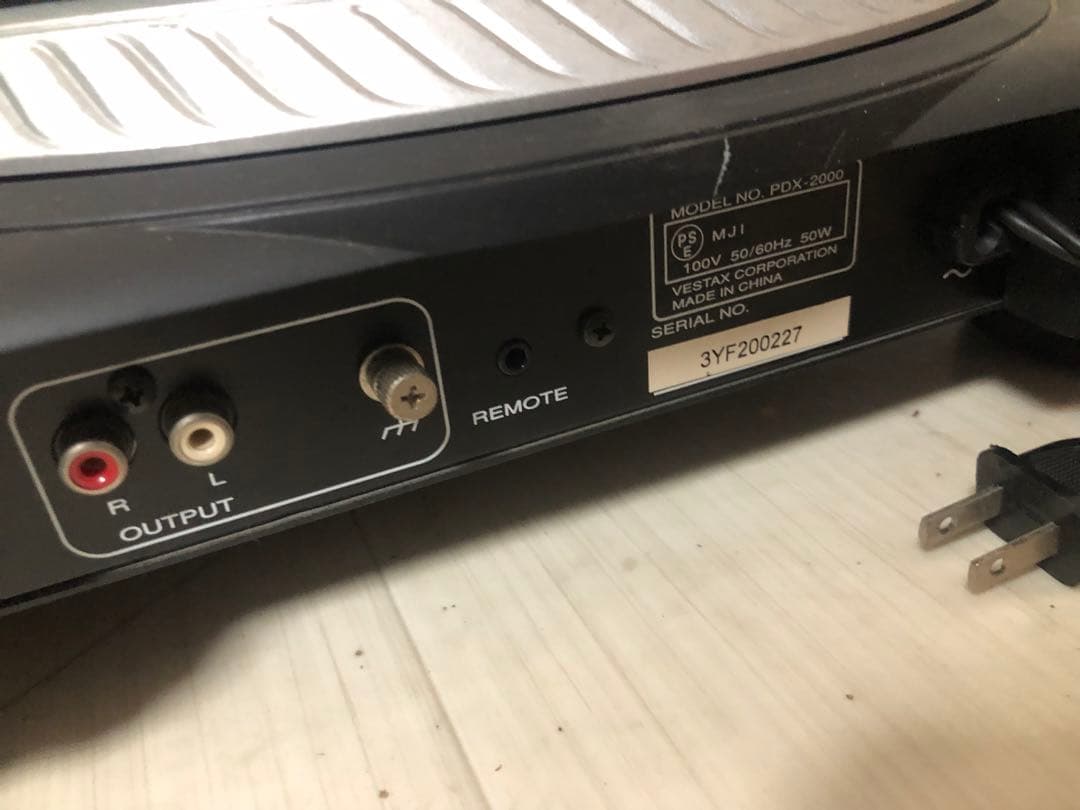 J*a様 Vestax PDX-2000 ターンテーブル ベスタクス