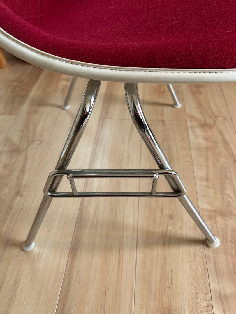 ハーマンミラー　Eames イームズ ワインレッドファブリック生地