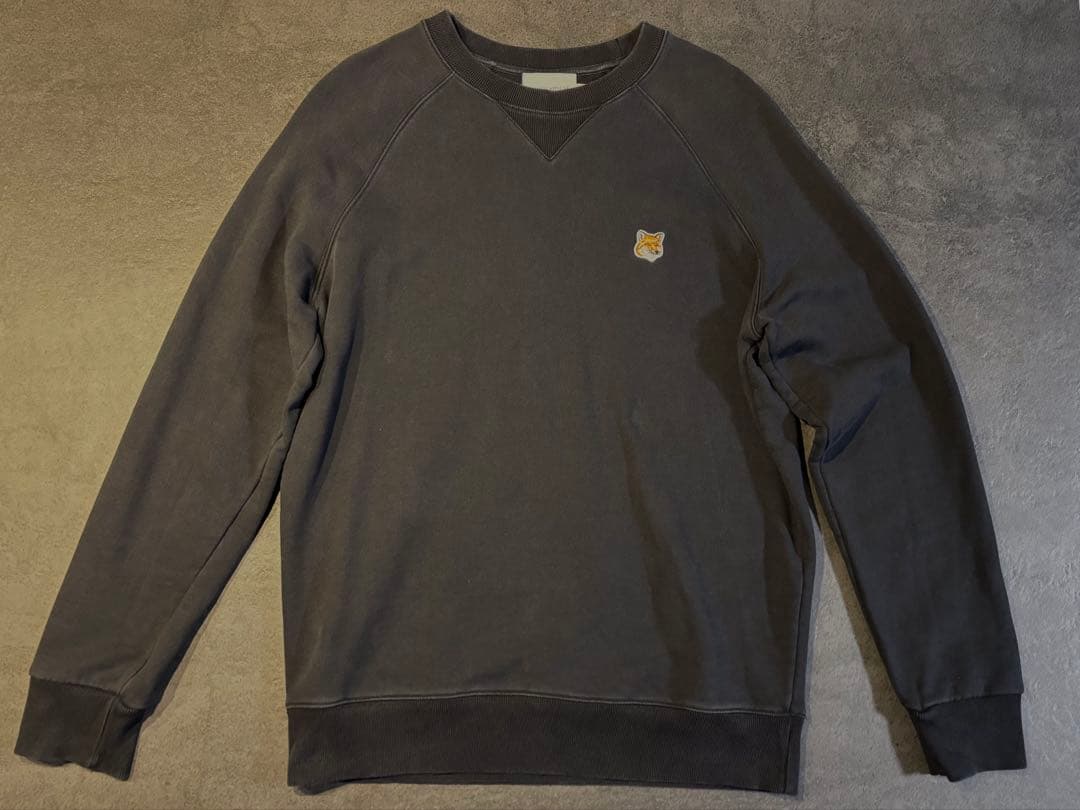 メゾンキツネ　トレーナー　スエット　ブラック　Mサイズ