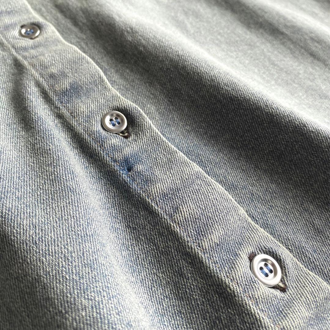 Loungedress オーバーサイズ ダメージ デニムシャツ デニムジャケット