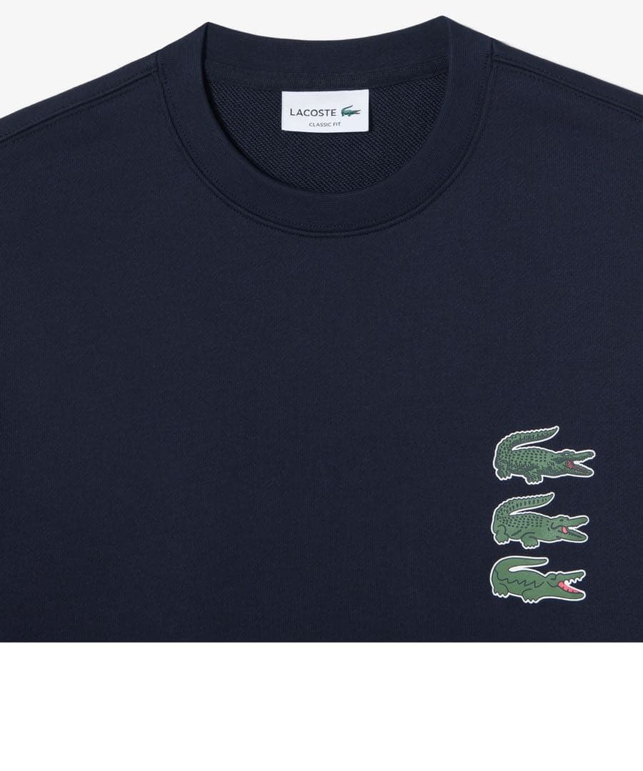 LACOSTE ネイビー トレーナー