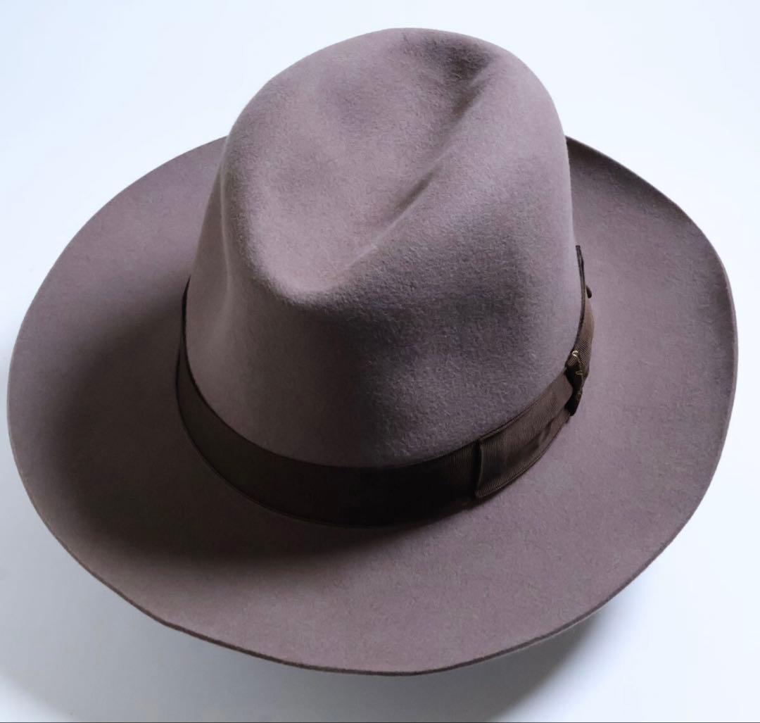 2993◆ボルサリーノ◆高級中折れ帽子◆60(実寸59)◆定価71,500円新品