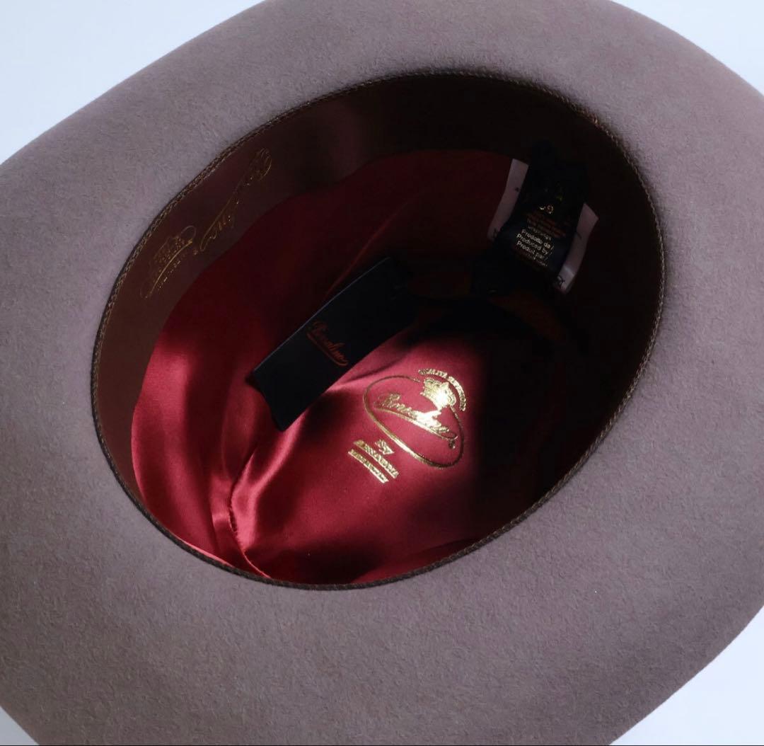 2993◆ボルサリーノ◆高級中折れ帽子◆60(実寸59)◆定価71,500円新品