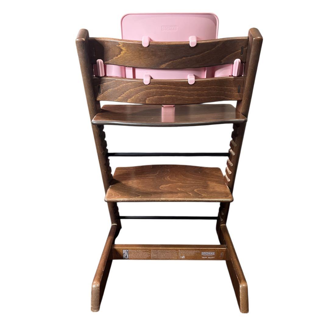 mitu♡　ストッケ トリップトラップ ベビーセット ダークブラウンピンク