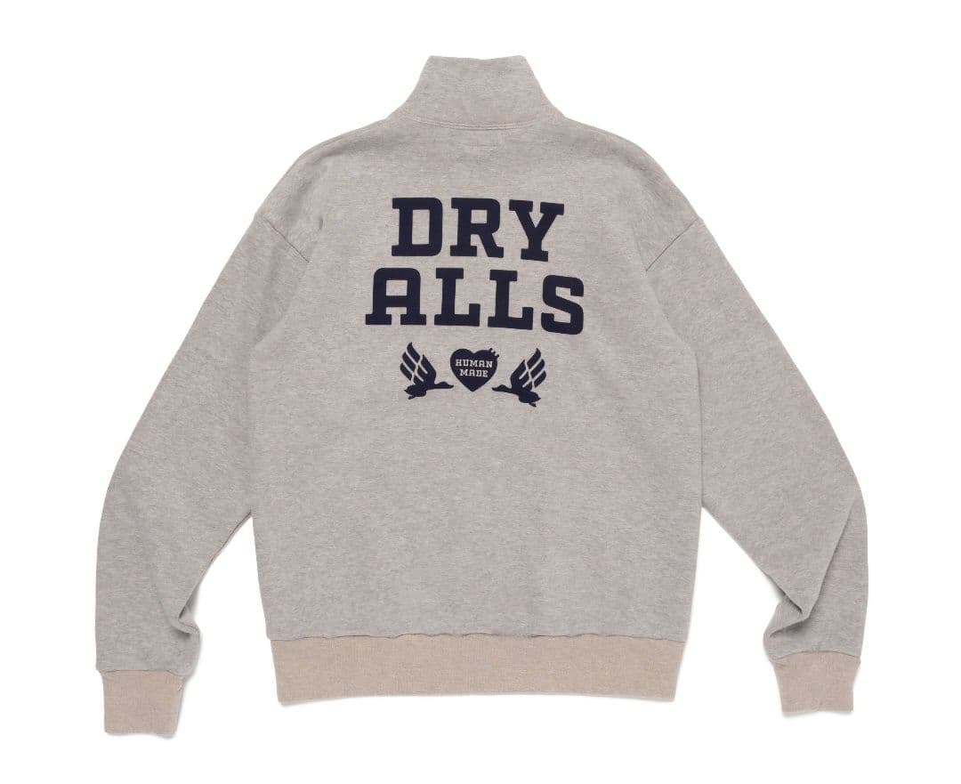 お値下げ！human made HALF-ZIP SWEATSHIRT S