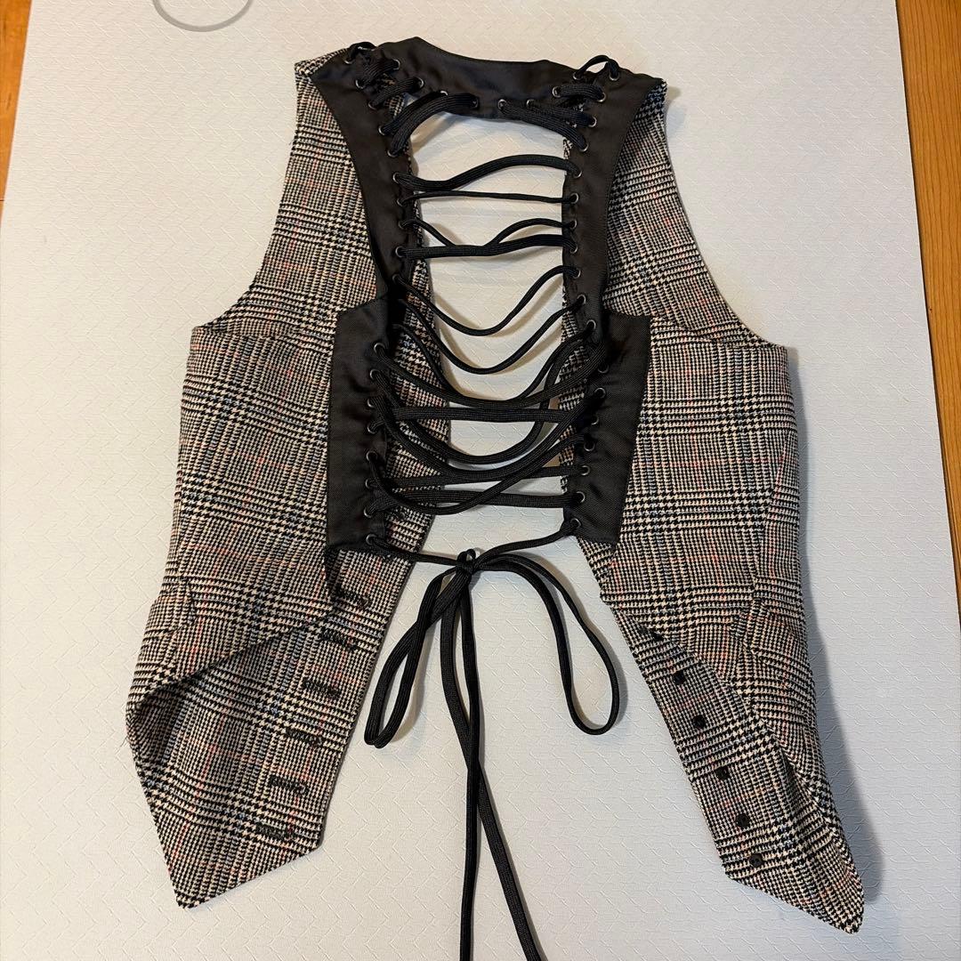 Jean Paul Gaultier チェック柄ベスト 40