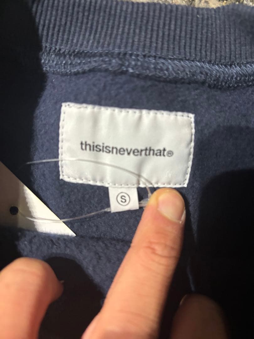 thisisneverthat® ネイビー スウェット S 9090