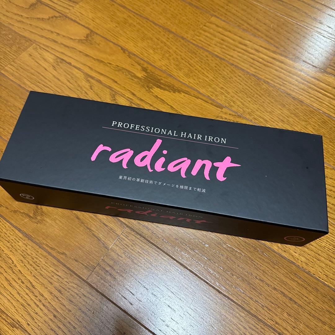 radiant ヘアアイロン