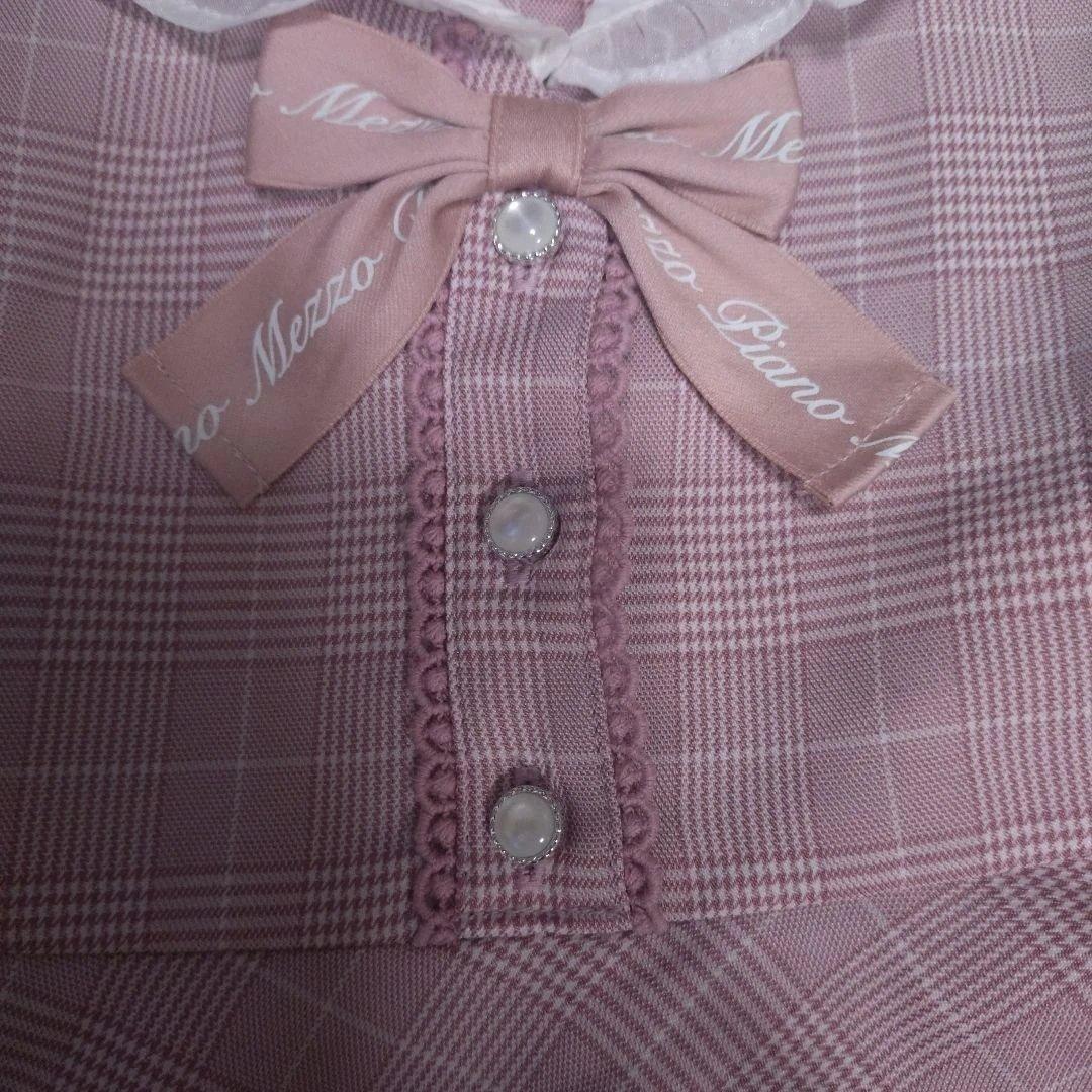 メゾピアノmezzo piano　セーラーカラーチュニックセットアップ 130