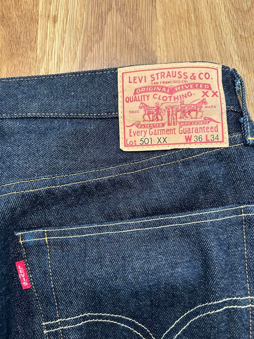Levi's LVC 501XX 1955 W36 L34 リジッド