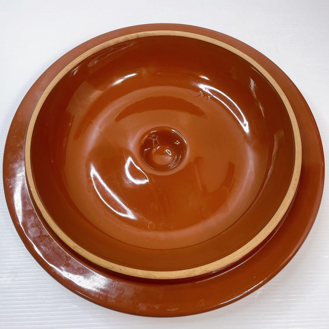 【未使用】久松 漬物容器 蓋付半胴瓶 20号 A27 トコナメヤキ