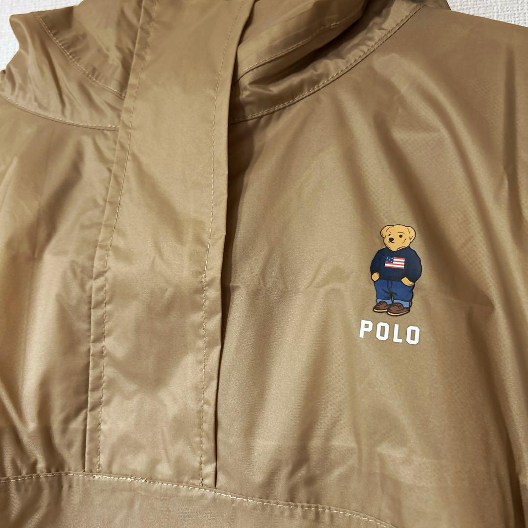 【専用】POLO ラルフローレン ポロベア　レインポンチョ ベージュ　雨具