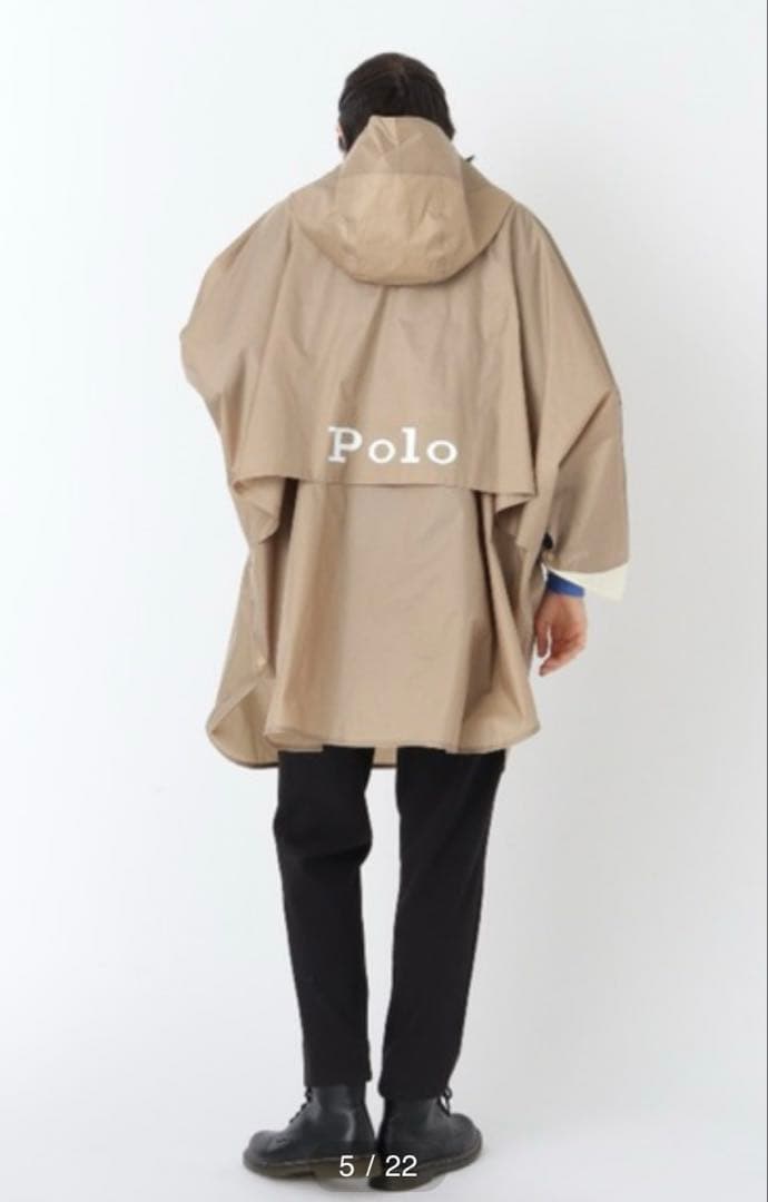【専用】POLO ラルフローレン ポロベア　レインポンチョ ベージュ　雨具