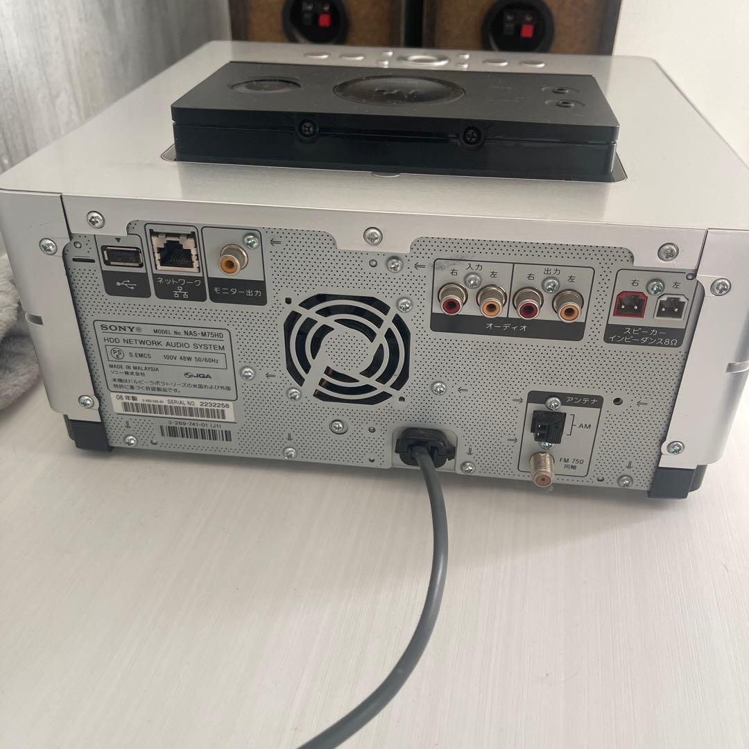 値下げ　SONY HDDコンポ NAS-M75HD オーディオ コンポ